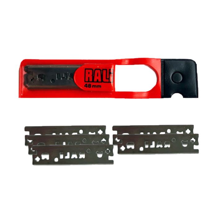 Chromstahl Wendemesser 48mm - 5er Pack