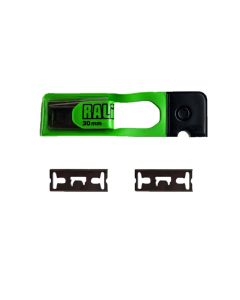 Chromstahl Wendemesser 30mm - 2er Pack